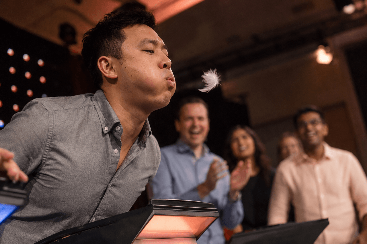 60 Seconds Keep It Up — 60 Seconds to Give team building with Building Teams